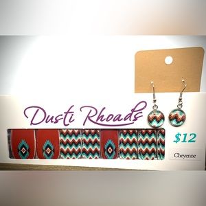 Cheyenne - Dusti Rhoads Nail Polish with earrings